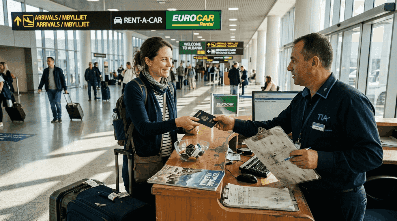 Airport car rental pick up: your 2026 Albania guide